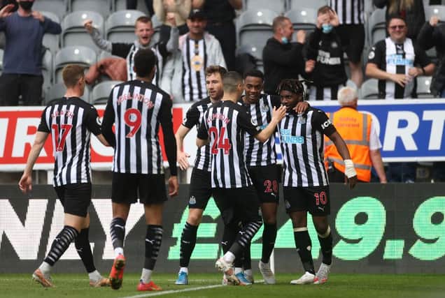 This is where Newcastle United were predicted to finish in the Premier League at the start of the season v where they actually finished. (Photo by Carl Recine - Pool/Getty Images)