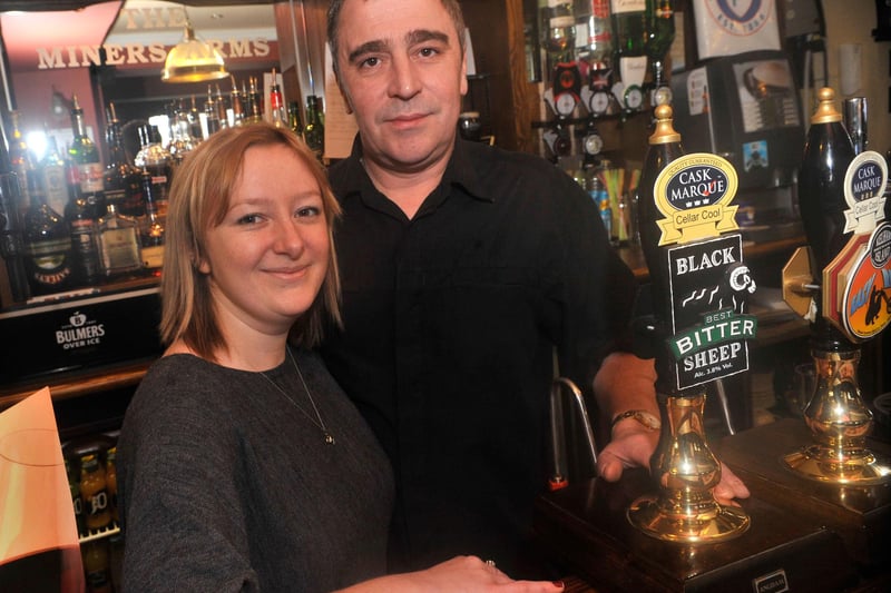 Pictured at Miners Arms, Carr Lane, Dronfield, are landlord & landlady, Jenny Bellamy & Mark Bingham.