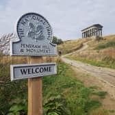 Access up to Penshaw Monument is being improved.