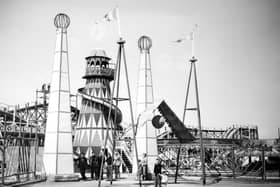 All the fun of the fair! Families make the most of the spring and summer at Seaburn Fairgrond on May 30, 1955.