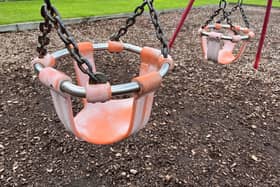 File image of toddler swings.