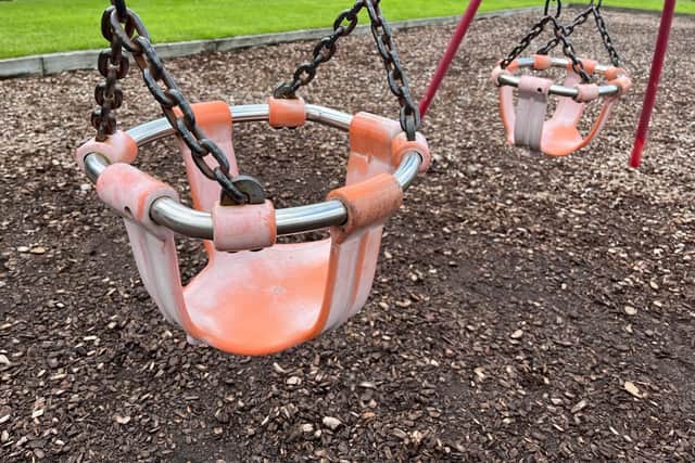 File image of toddler swings.