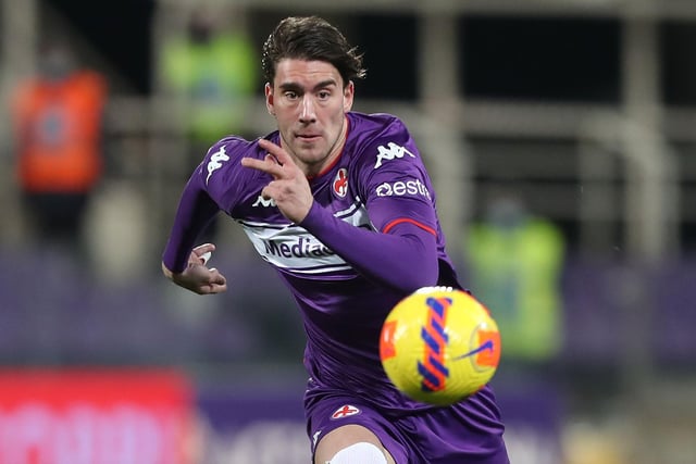 With Pierre-Emerick Aubameyang out of the picture, Arsenal need to sign a striker and have been linked with Fiorentina's Dusan Vlahovic. The 21-year-old has 16 league goals in Serie A this season.