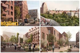 Collage image of how new residential community could look in Sheepfolds area of Sunderland Credit: Sunderland City Council / Siglion