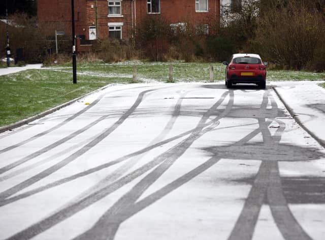 Icy conditions and snow showers are expected in the coming days across the North East.