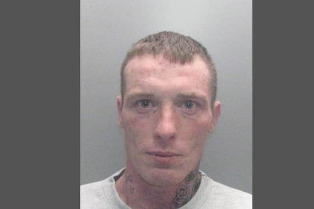 Gary Haswell, 22, from Chester-le-Street is now starting a 32-week prison sentence after spitting on a police officer.