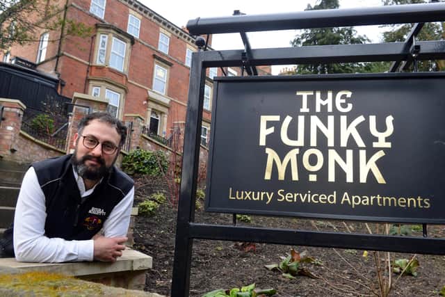 The Funky Monk luxury serviced apartments in Durham from the Ramside Estate Group. Operations manger Charlie Eedle.