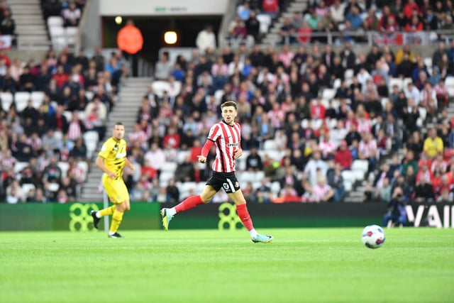 The midfielder has started each of Sunderland's five Championship games during the 2023-24 season.