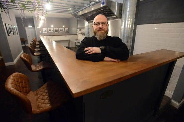 Chef Michael Jameson is looking forward to opening his Spent Grain restaurant in John Street for the first time.