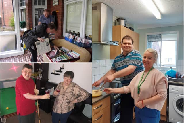 Pubs, charity shops and baking cakes are some of the creative ways support workers from Education and Services for People with Autism have been involved in to help maintain some normality for those in their care.