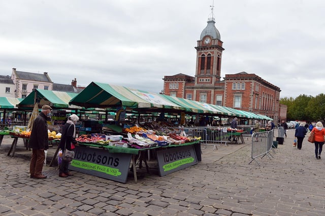 Essential Chesterfield market traders operated through the lockdown.