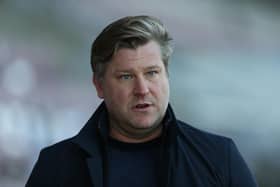 Oxford United head coach Karl Robinson.
