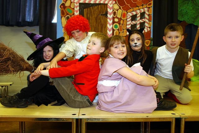 A flashback to 2005, when Hansel and Gretel was the junior school panto. Remember it?