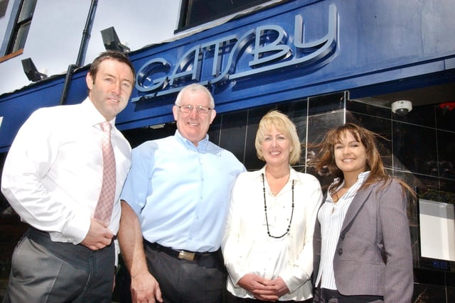 Manager Les Langley, owners John and Karen Dickman and assistant manager Rachael Fairley in 2009.