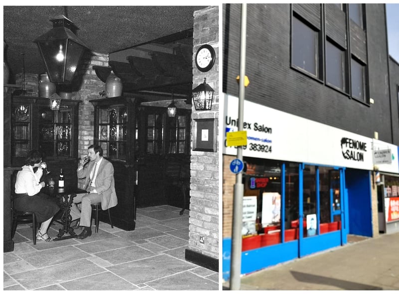 Hugely popular in the 1980s and 1990s, Sam’s Bar, pictured left in 1982, was a cellar bar. Where the street level entrance was, is currently the Fenomen Salon. Upstairs was The Continental, now a row of shops on the ground floor and 808 bar and kitchen on the first floor.