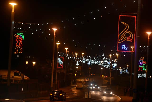 Sunderland Illuminations on Seaburn and Roker seafront.