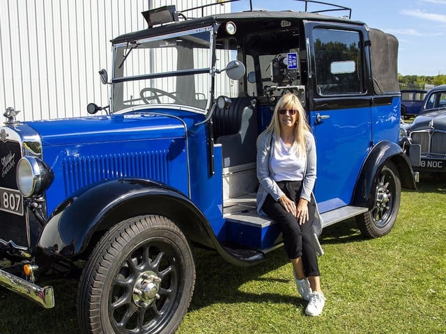 This old taxi was a popular attraction at the NELSAM show. Did you spot it?
