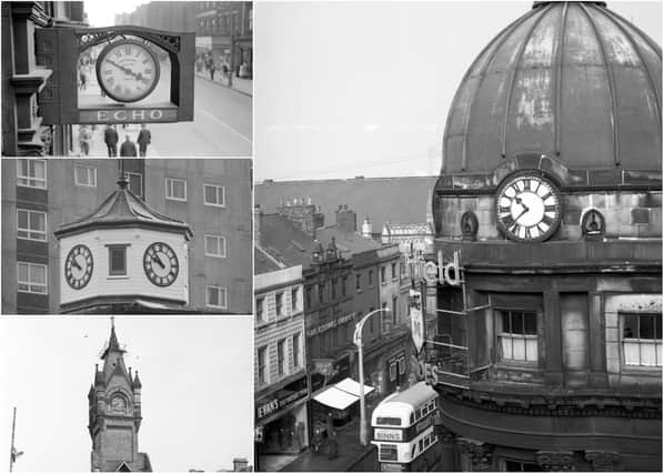 There was a time when there were several public clocks in the city.