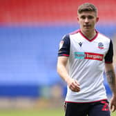 Declan John playing for Bolton Wanderers.
