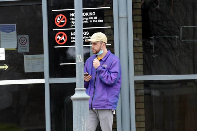 Dalton Douthwaite appears at South Tyneside Magistrates' Court after running on to the Stadium of Light pitch.
