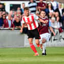 Ethan Robson in action during the 2019/20 pre-season campaign