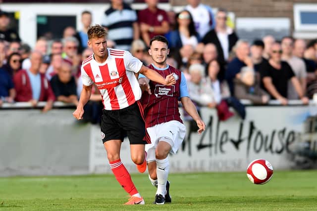 Ethan Robson in action during the 2019/20 pre-season campaign