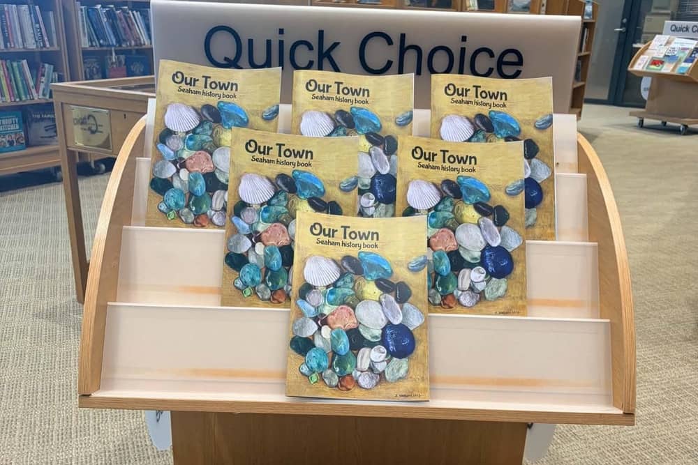 Our Town is a booklet created by pupils from Seaham Trinity Primary School alongside artist Susan Warlock.