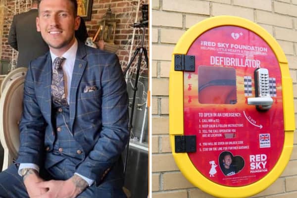 James Douglas and the defibrillator dedicated to his memory