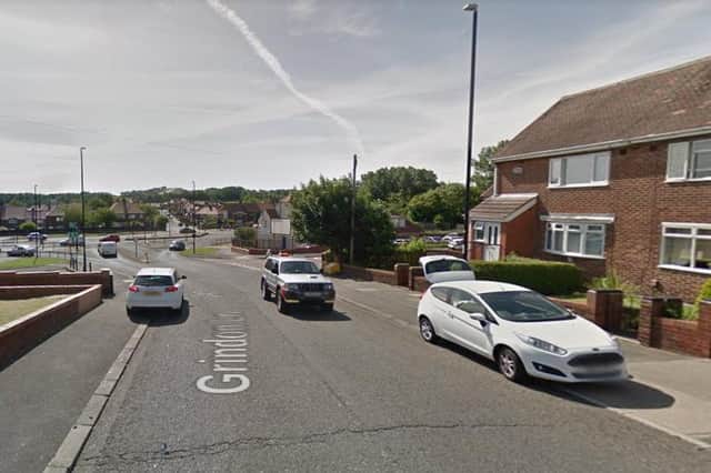 A motorcycle and a car collided in Grindon Lane in Sunderland./Photo: Google