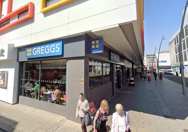 The Union Street Greggs can be found under the Phoenix House student apartments in the city centre. It has a 4.2 rating from 279 reviews.