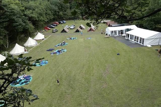 A more recent view of the camp.
