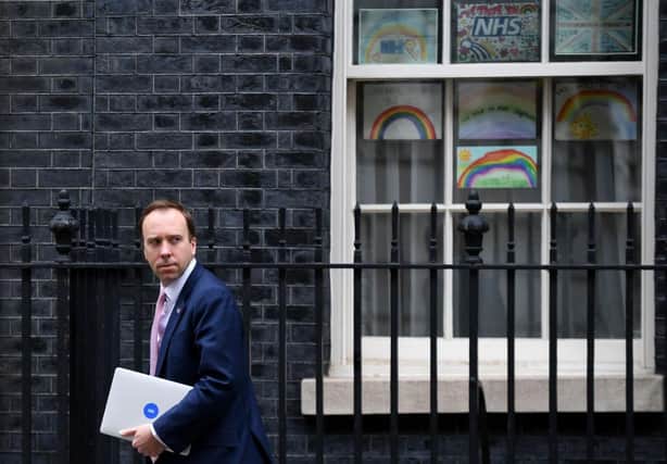 Secretary of State for Health and Social Care, Matt Hancock departs from 10 Downing Street (Photo by Chris J Ratcliffe/Getty Images)