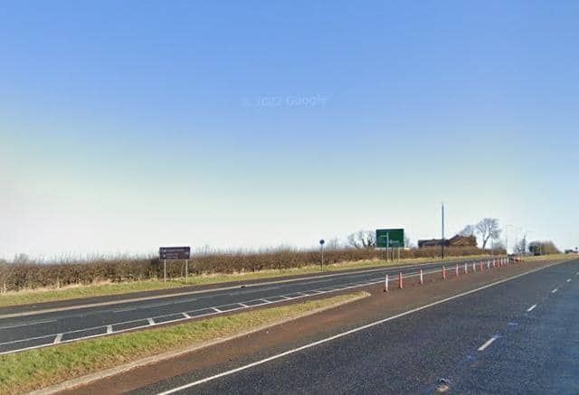 The accident occurred on the A690