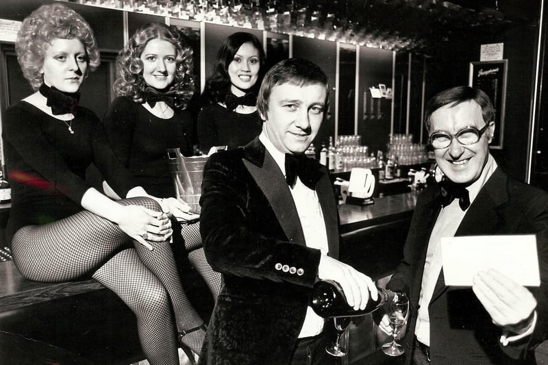 Dave Allen, pouring Champagne, opened Josephine's nightclub in 1976. It attracted a crowd wanting a more upmarket night out. Former Sheffield Wednesday chairman Dave Allen's A&S Leisure Group also run the Napoleons Casinos chain and Owlerton Stadium.
