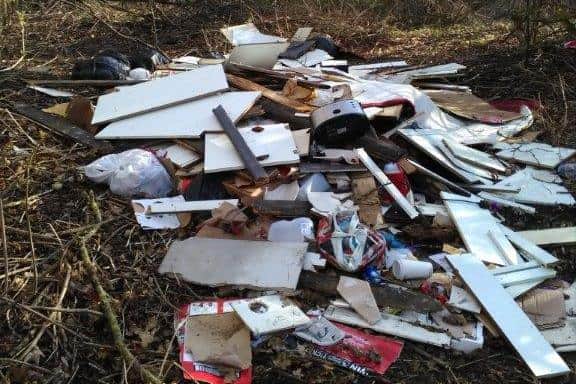 A Castletown resident was asked to pay the clean up costs after paying £110 to have cabinets and household refuse taken away. These were later found fly-tipped in Hylton Castle Dene.