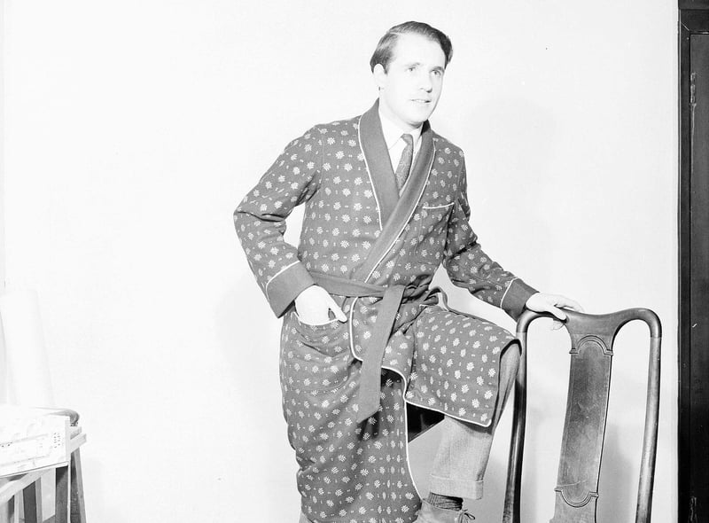 The perfect gift for 1960s dads - a luxury dressing gown.