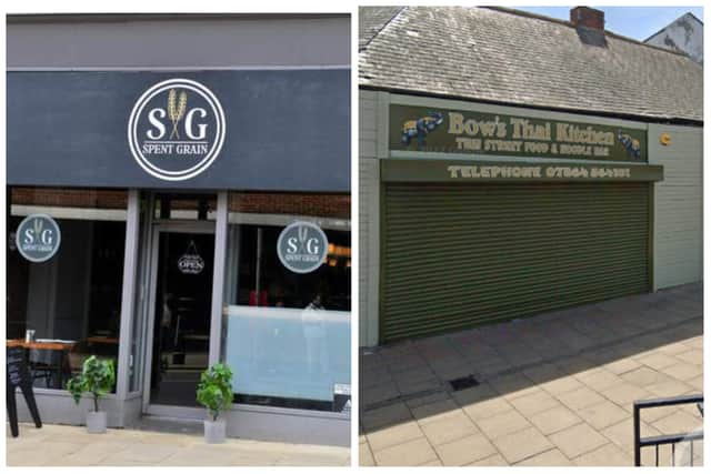 Two Sunderland businesses were awarded zero and one star food hygiene ratings in June 2022