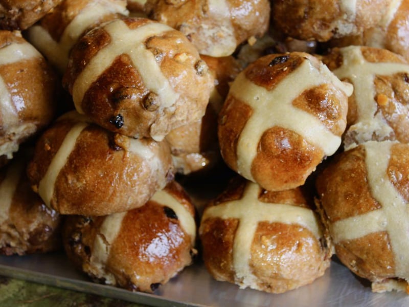 Traditionalists might prefer a well made hot cross bun, instead of the rest of the sugar fest. These are made by Edinburgh's Twelve Triangles and stocked at various venues, including the lovely cafe, Elliott's.
www.twelvetriangles.co.uk  www.elliotsedinburgh.com