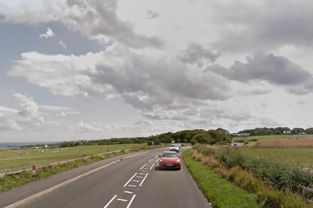 The collision happened on the B1287 on the outskirts of Seaham. Image copyright Google Maps.