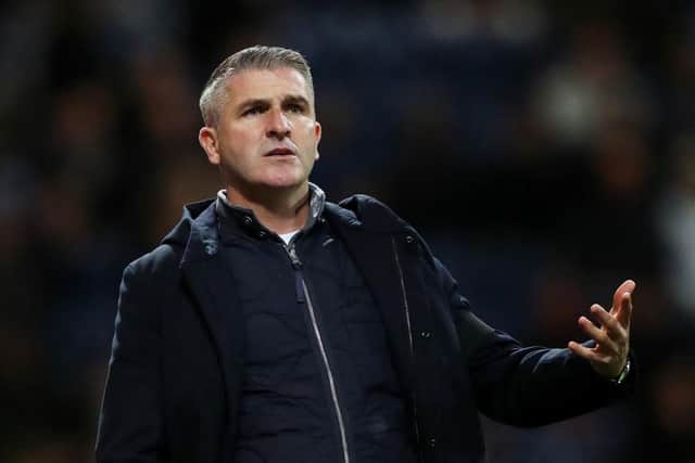 Preston North End boss Ryan Lowe. (Photo by Lewis Storey/Getty Images)