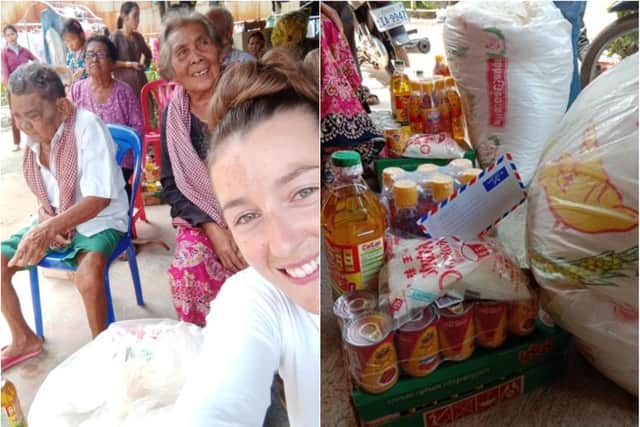 Sarah Porteous is currently in Cambodia and trying to support the communities there.
