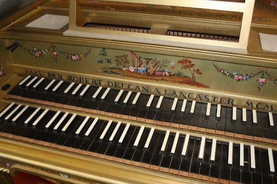 This harpsichord went for £8,000. Picture courtesy of Boldon Auction Galleries.