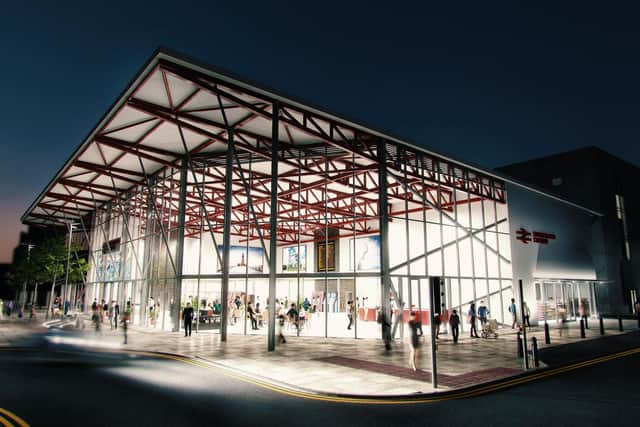 How the new Sunderland station could look once work is complete.