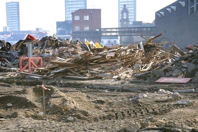 How the site looked four years after the closure of the brewery.
