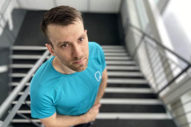PureGym manager Andrew Boal-Wallace, 39, carried out CPR on Allan while they waited for the ambulance to arrive. 

Picture by FRANK REID