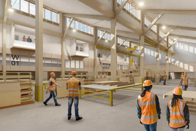 Plans have shown what the inside of Sunderland's Housing Innovation and Construction Skills Academy could look like