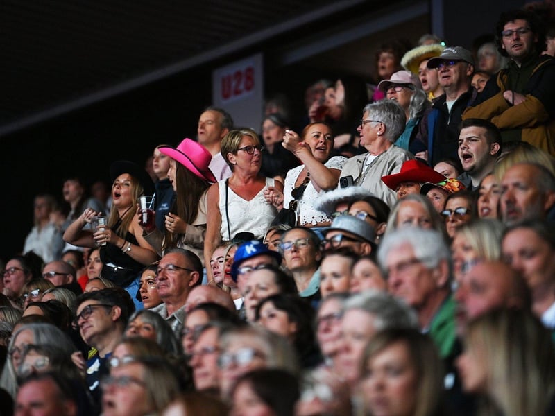 Nearly 50,000 fans packed the Stadium of Light to hear some of Take That's biggest hits.