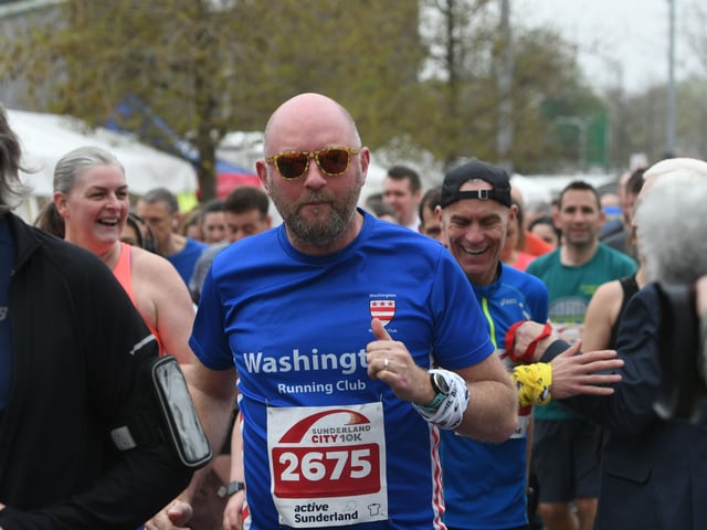 The start of the Sunderland City Runs 2023 10k race