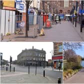 The streets of Sunderland were empty as many remained at home following advice from the Government.