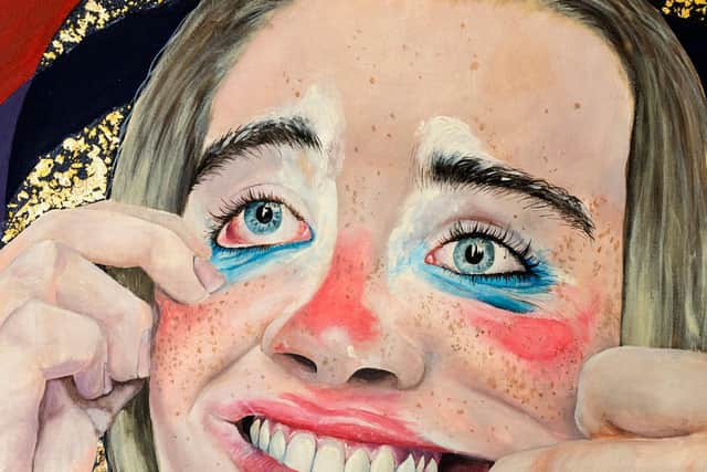 Jenny Stavers - St. Anthony's Girls' Catholic Academy - Self Portrait as a Clown